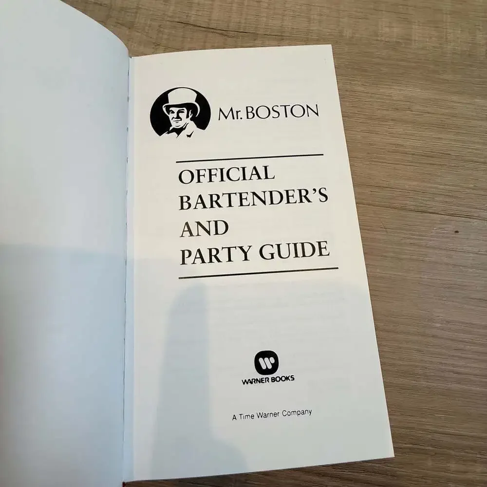 Vintage Mr. Boston Official Bartender's & Party Guide, Renee Cooper